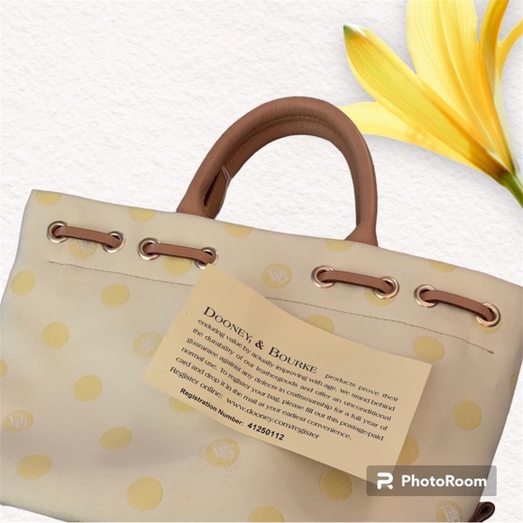 Dooney and Bourke Small Tulip Tassel Tote NWT - Picture 11 of 12